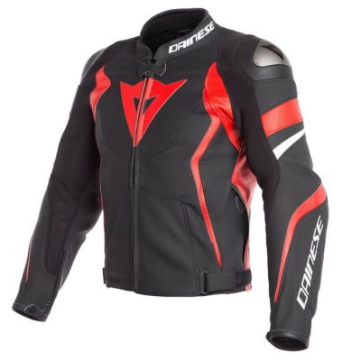Dainese AVRO 4 sportovní kožená bunda černá/červená vel.44